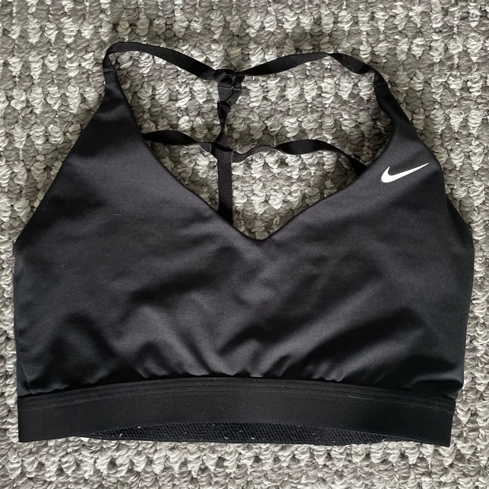 Nike Black Athletic sports bra open back
